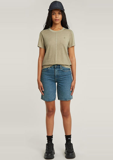 D24499-B059-H037 H037 | Overdyed Front Seam Top
